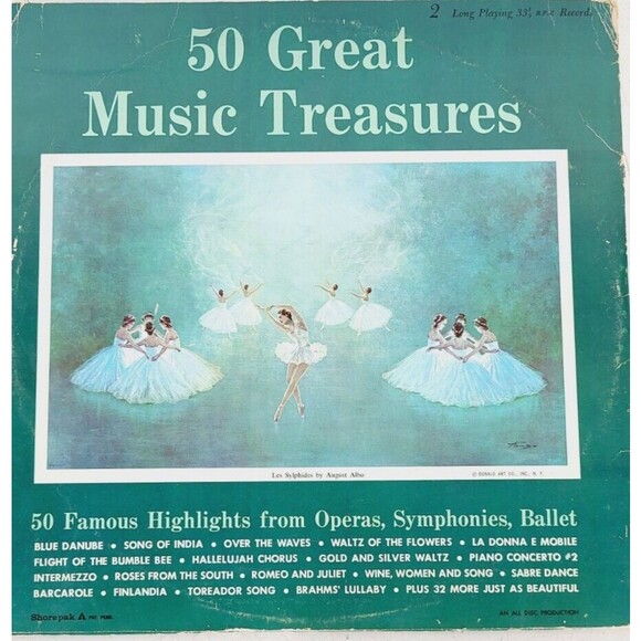 Vinyl Record: 50 Great Music Treasures, Highlights from Opera, Symphony, Ballet - Picture 5 of 6